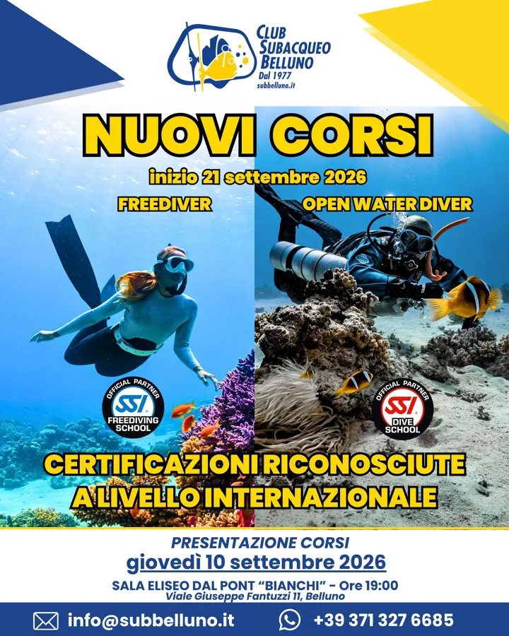 Aperte le iscrizioni ai corsi autunnali 2026